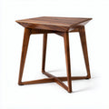 Stolik kawowy z drewna orzechowego 60 x 60 x 75cm nowoczesny design